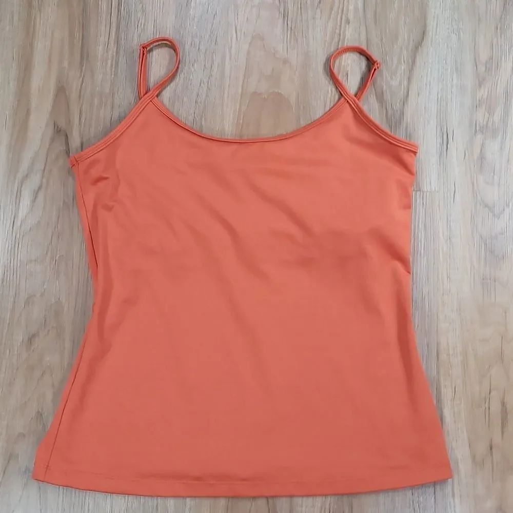 🔺️Fashion Bug Rust Adjustable Strap Tanktop w/Bra Insert